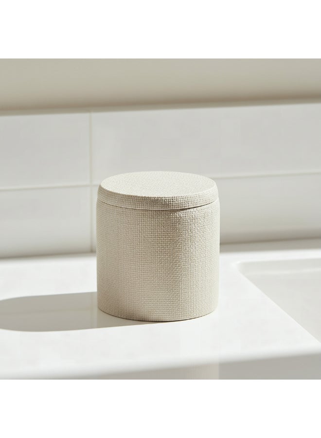 Home Box Cotton Jar in Satin Finish - Image 1